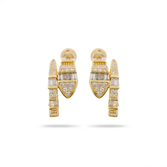 Geometric Crystal | Earrings Hooks