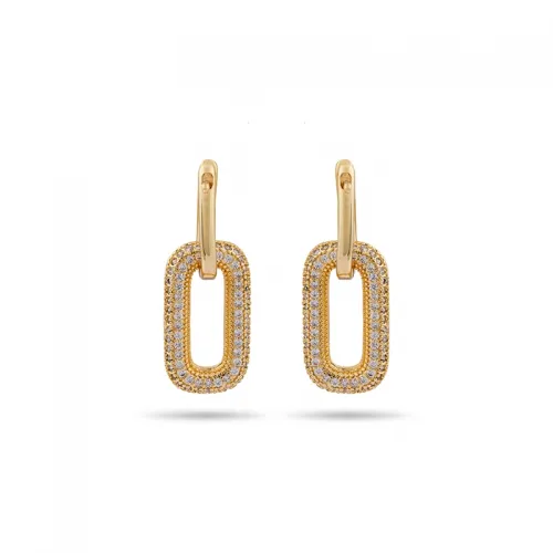Radiant Elegance Hoops | Drop Earrings