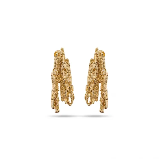 Sculpted Essence| Drop Earrings