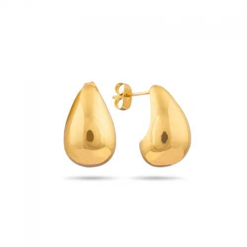 Polished Raindrop | Earrings Studs