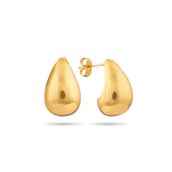 Polished Raindrop | Earrings Studs