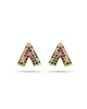 Colourful V-Stud | Earrings Studs